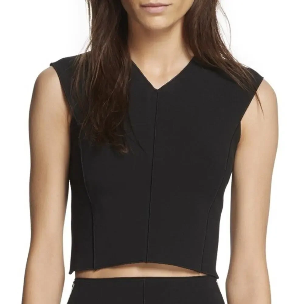 RAG & BONE X Cross Back Stretch Bodycon Bandage Crop Tank Top Shopbop S NWT $225